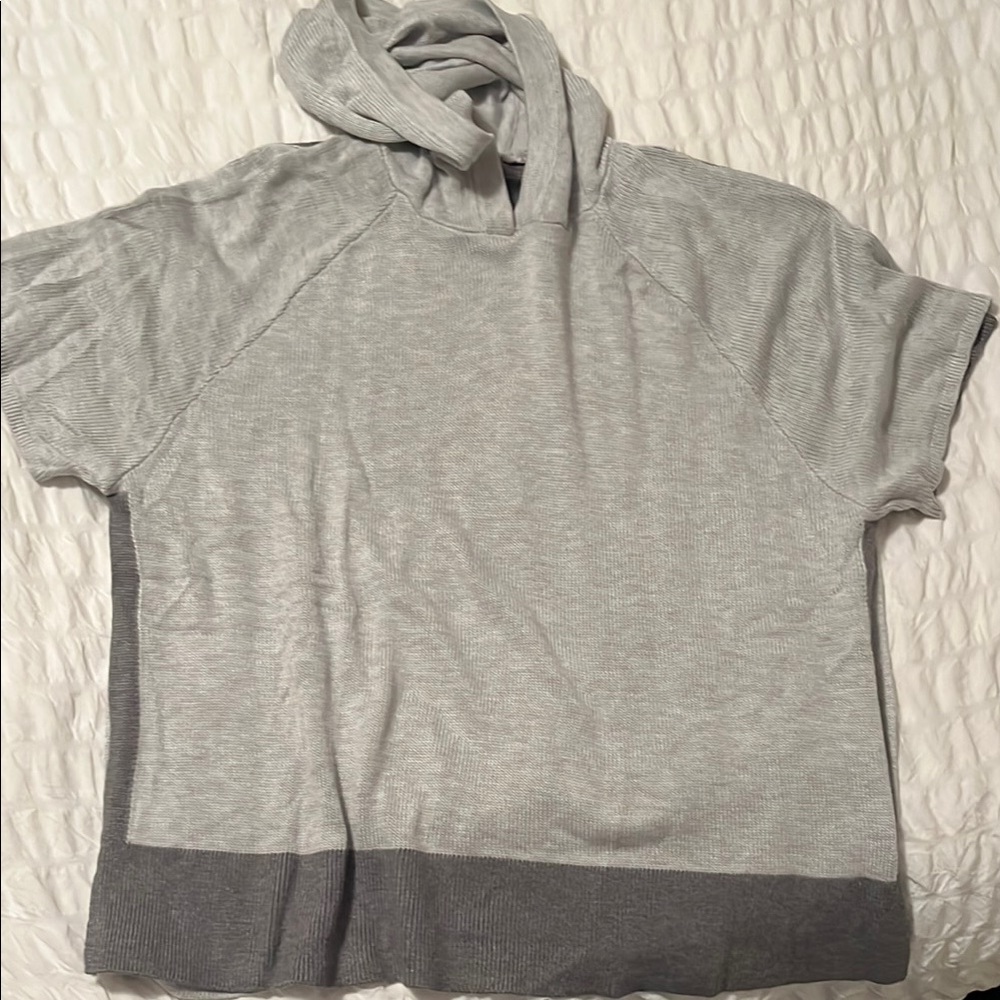 Lululemon Gray Hooded Top